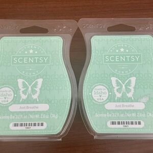2 Scentsy Just Breathe  Wax Bars
